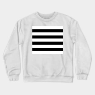 Chic+Modern Black and White Stripes Crewneck Sweatshirt